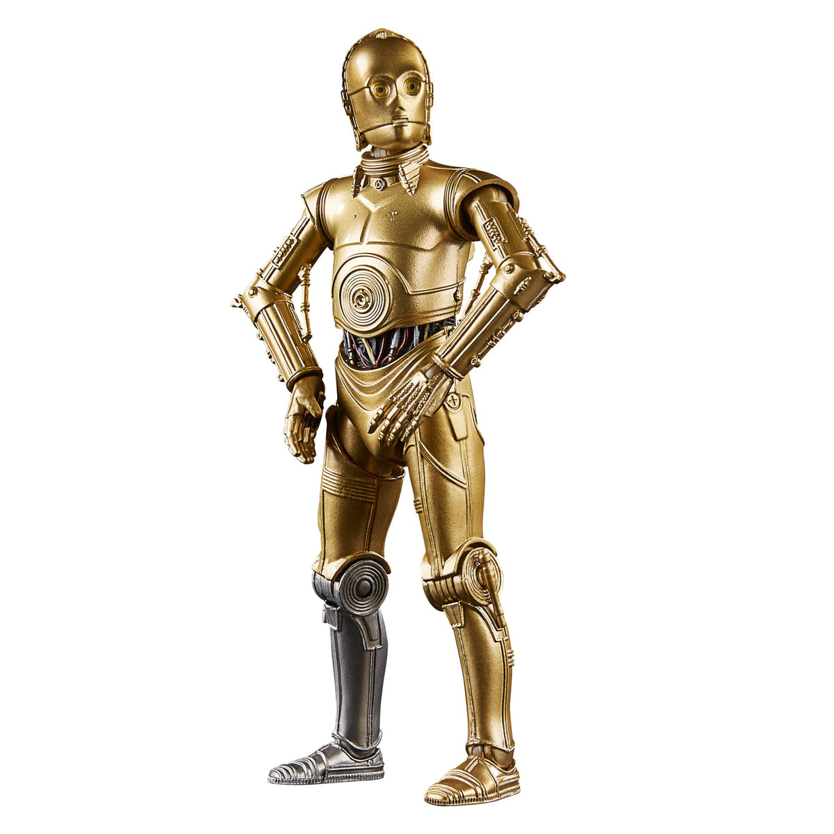 Star Wars The Black Series C-3PO front view with premium deco
