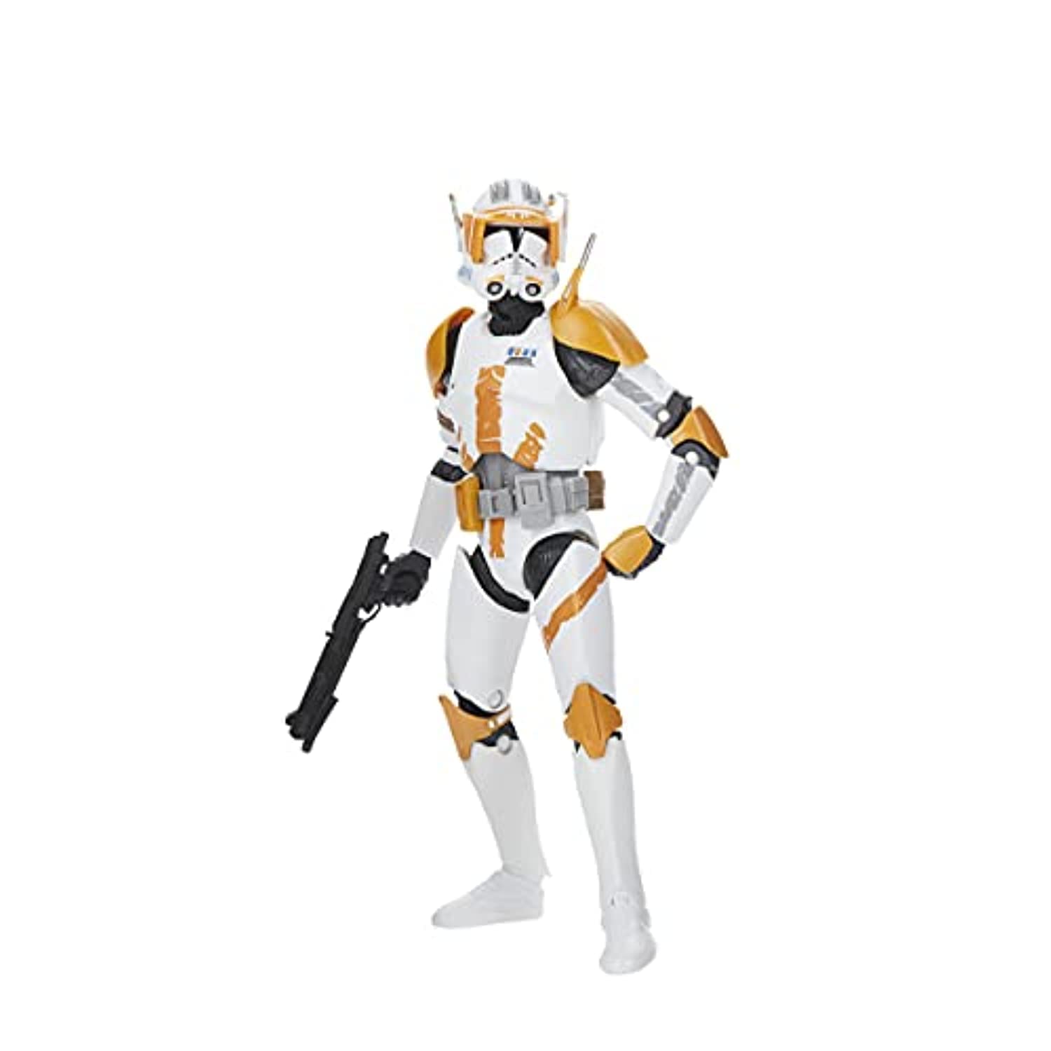 STAR WARS Clone Commander Cody archive articulation close-up highlighting premium deco.