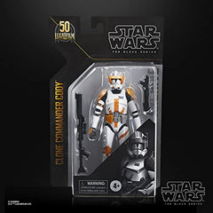 STAR WARS Clone Commander Cody accessories blasters included for authentic battle-ready poses.
