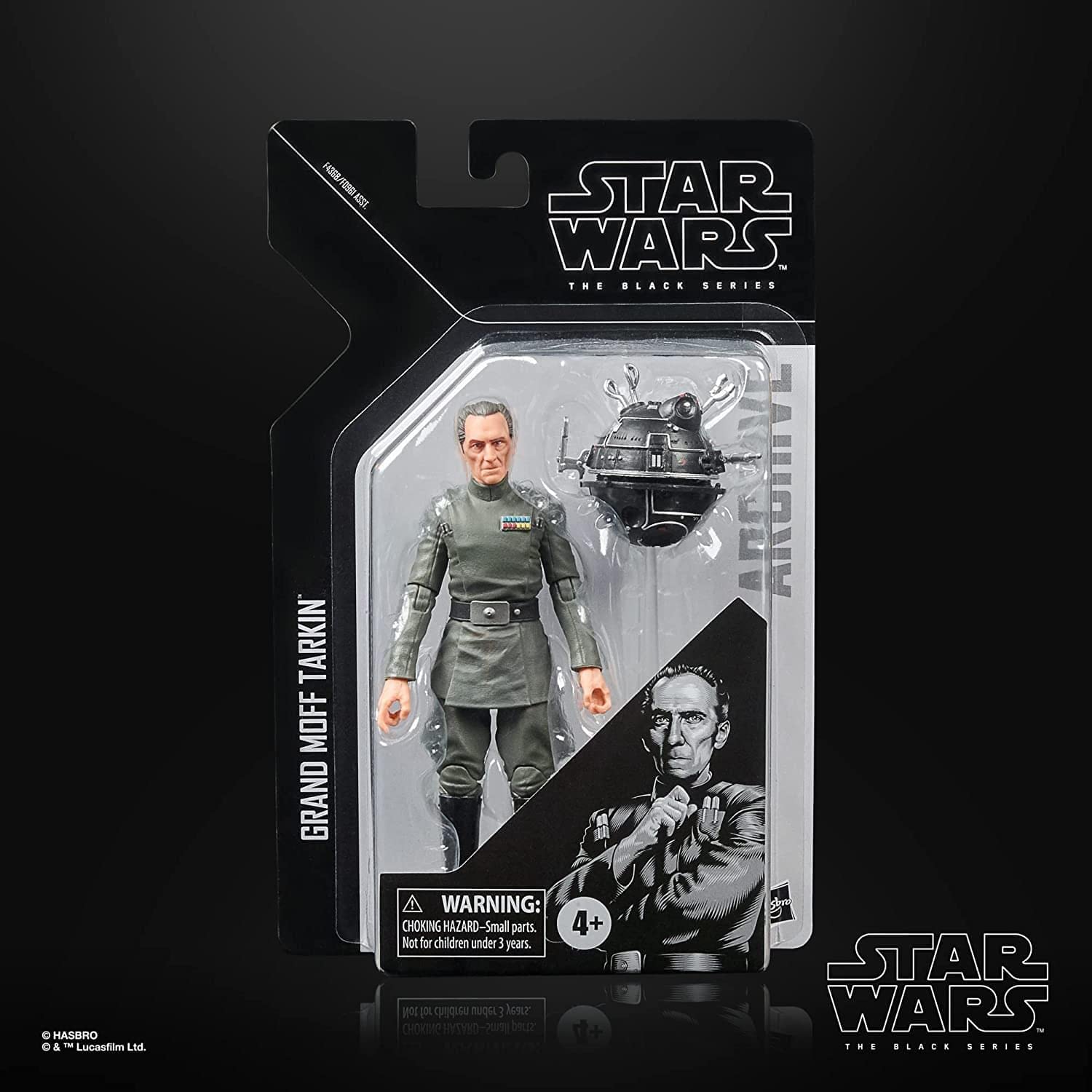 Fully articulated Grand Moff Tarkin pose options and joints