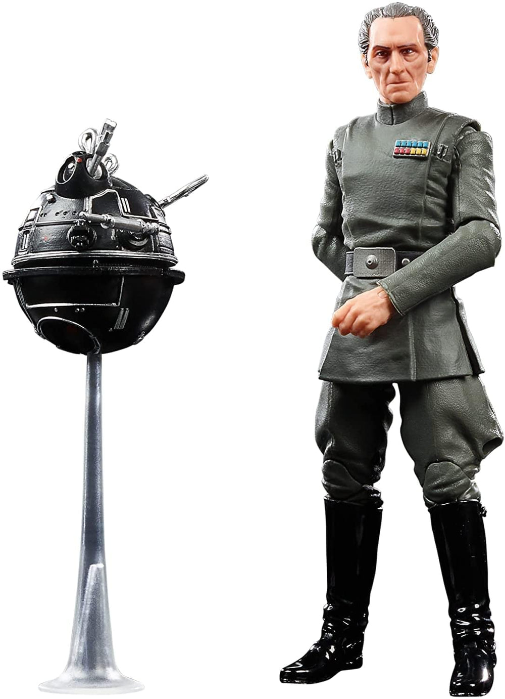 STAR WARS The Black Series Archive Grand Moff Tarkin figure front view for display