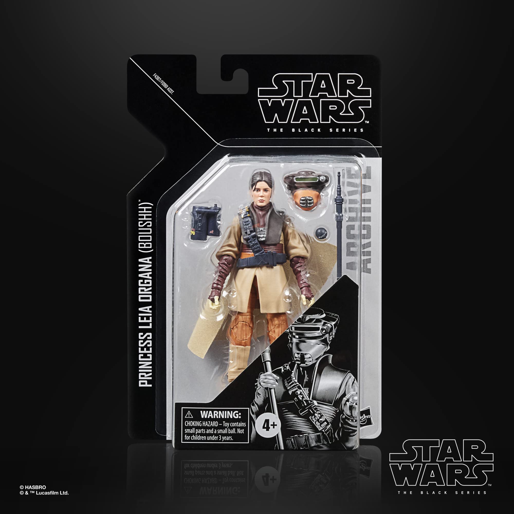 Leia Boushh figure articulation showing poseability for dynamic scenes