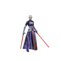 STAR WARS The Black Series Asajj Ventress action figure ready for display and imaginative play