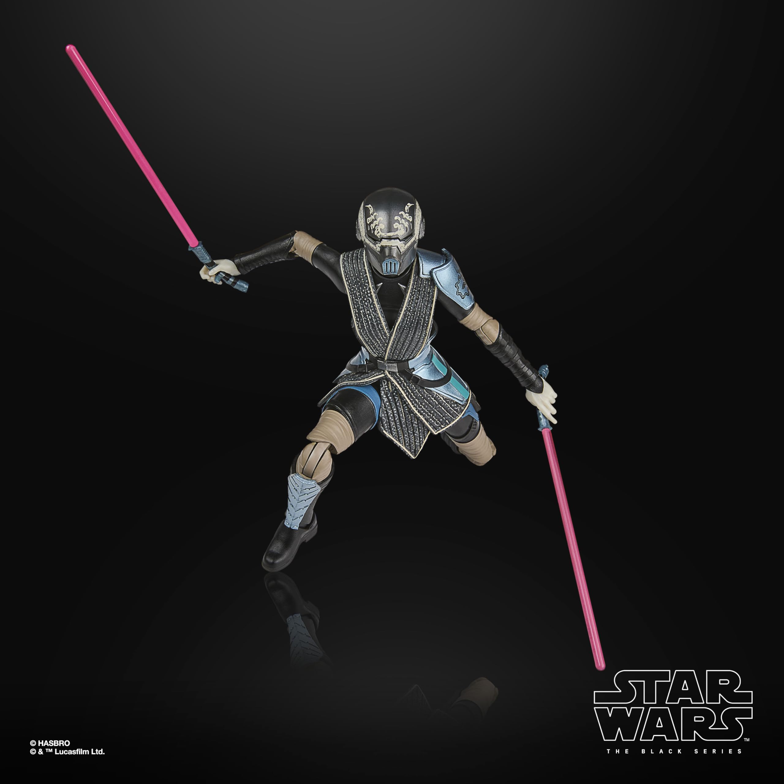 STAR WARS The Black Series Asajj Ventress articulation points enable dynamic posing.