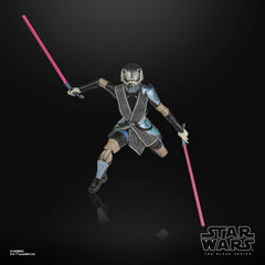 STAR WARS The Black Series Asajj Ventress articulation points enable dynamic posing.