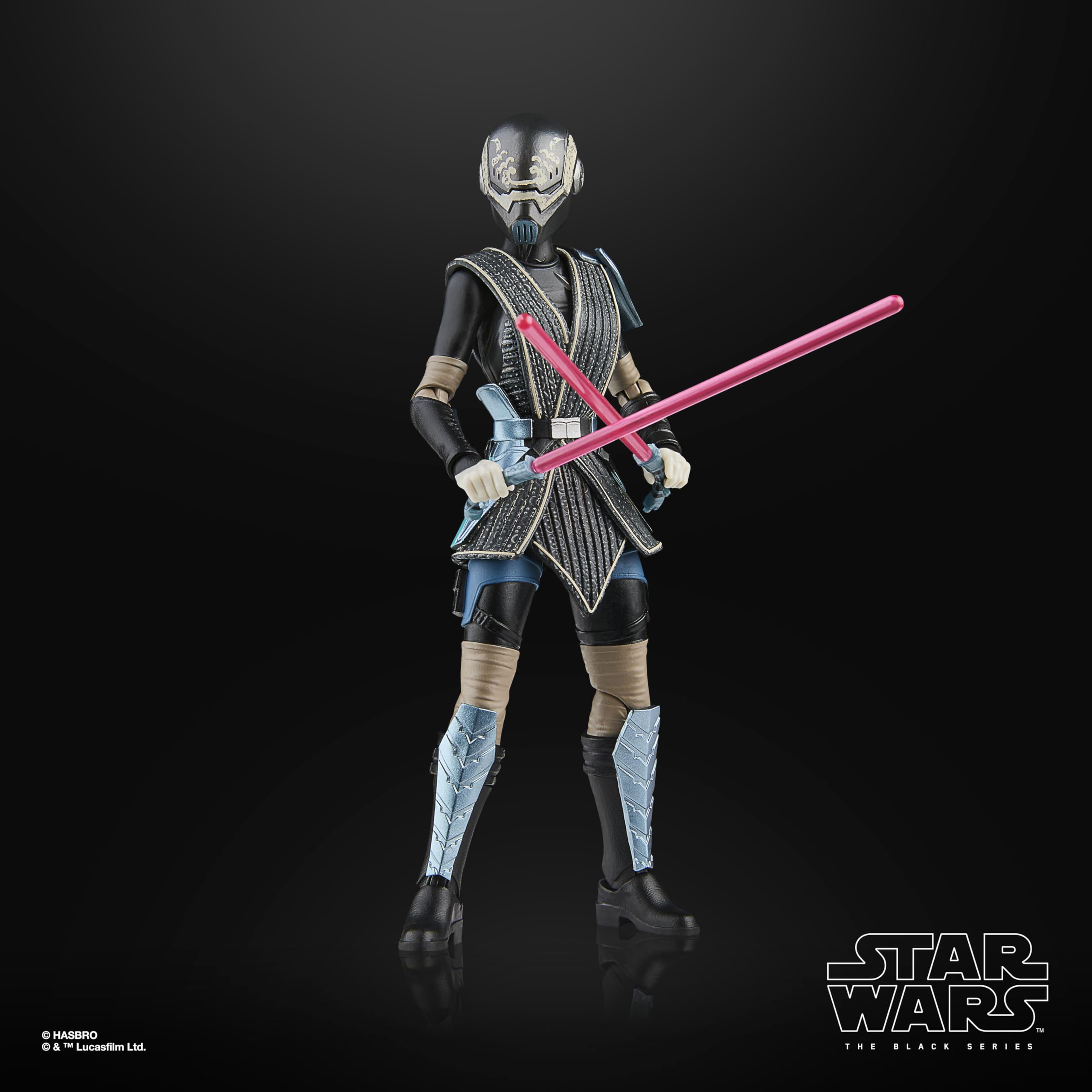 STAR WARS The Black Series Asajj Ventress dual lightsabers enable dramatic poses.