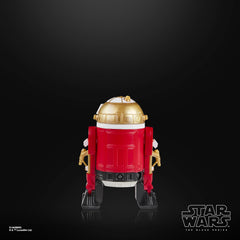 Star Wars The Black Series Astromech Droid Holiday Edition jet thrusters for dynamic scenes.