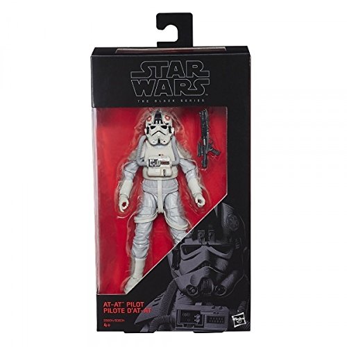 STAR WARS The Black Series AT-AT Pilot figure on shelf ready for display scenes.