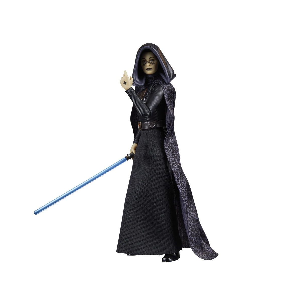 Star Wars The Black Series Barriss Offee figure front view for display