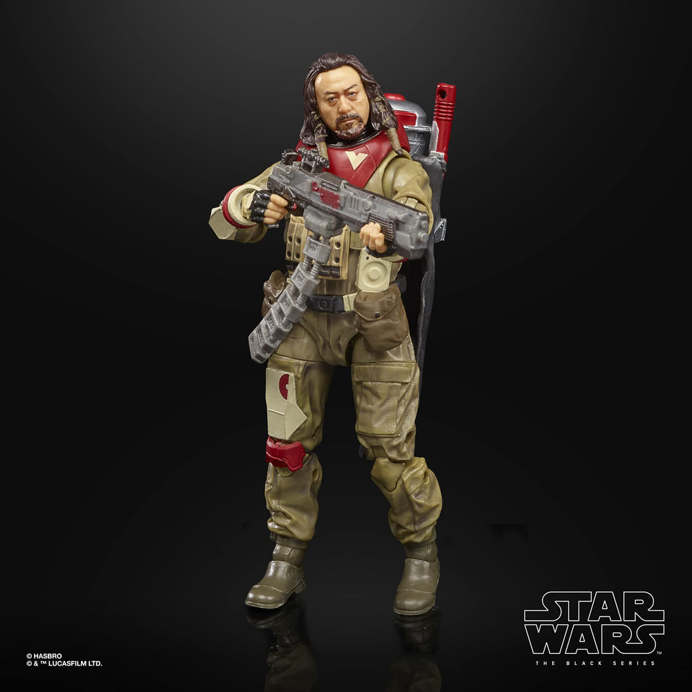 Star Wars The Black Series Baze Malbus articulation enables dynamic poses.
