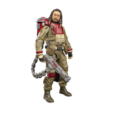 Star Wars The Black Series Baze Malbus front view for display and poseability.