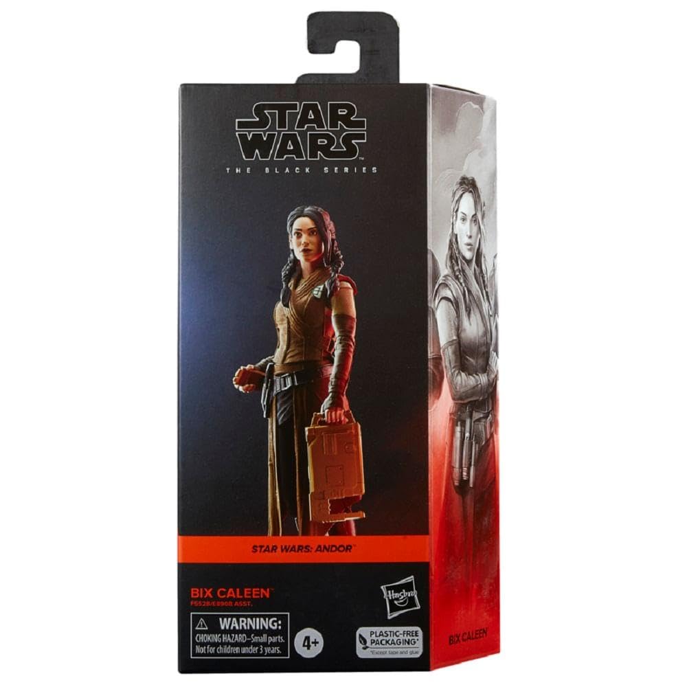 STAR WARS The Black Series Bix Caleen packaging emphasizes premium collection readiness.