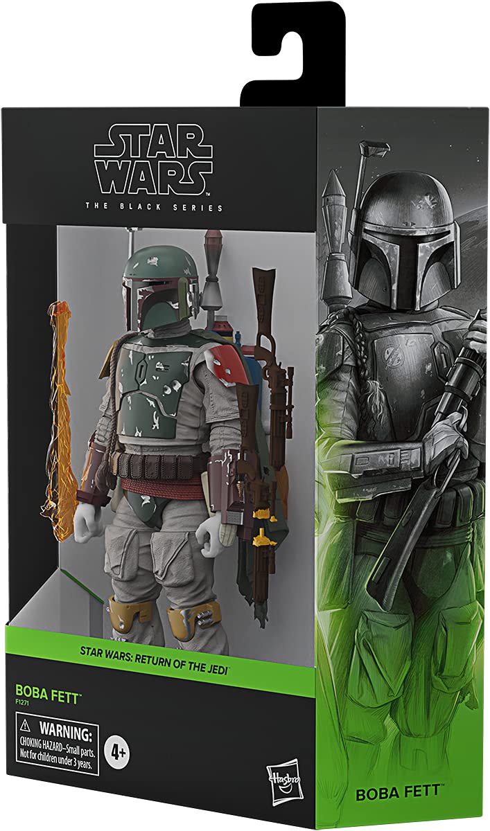 STAR WARS The Black Series Boba Fett deluxe articulation enables dynamic posing