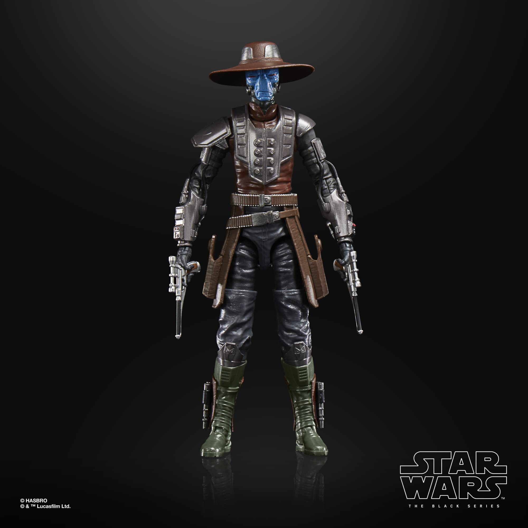 Display stand and packaging of Cad Bane Bracca for collectors