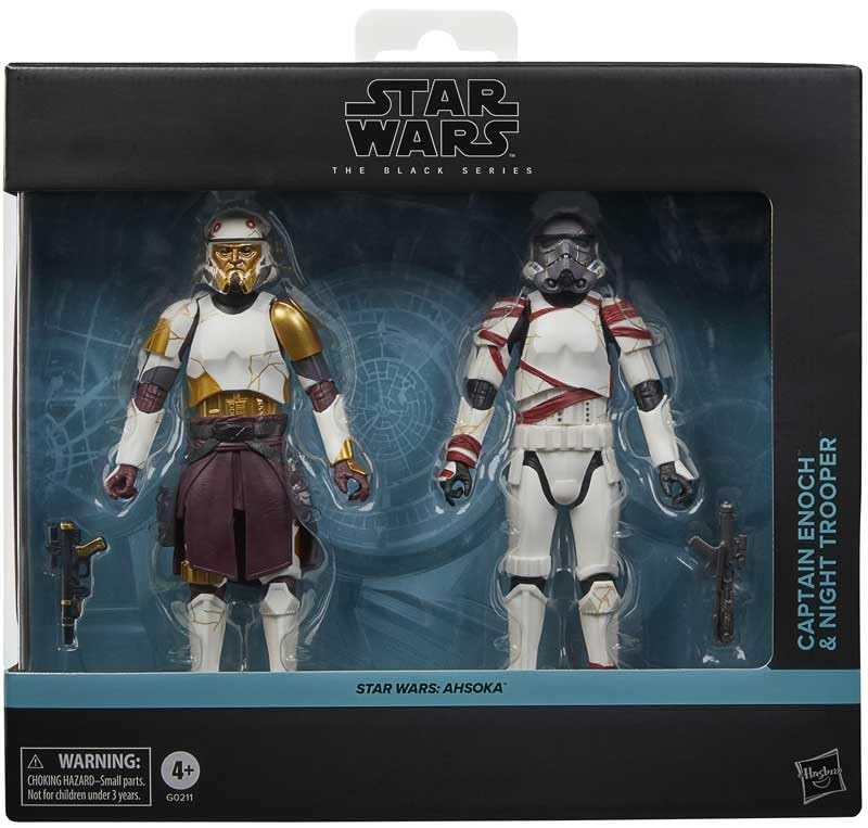 Star Wars The Black Series Captain Enoch and Night Trooper 2-pack figure set for display and collection