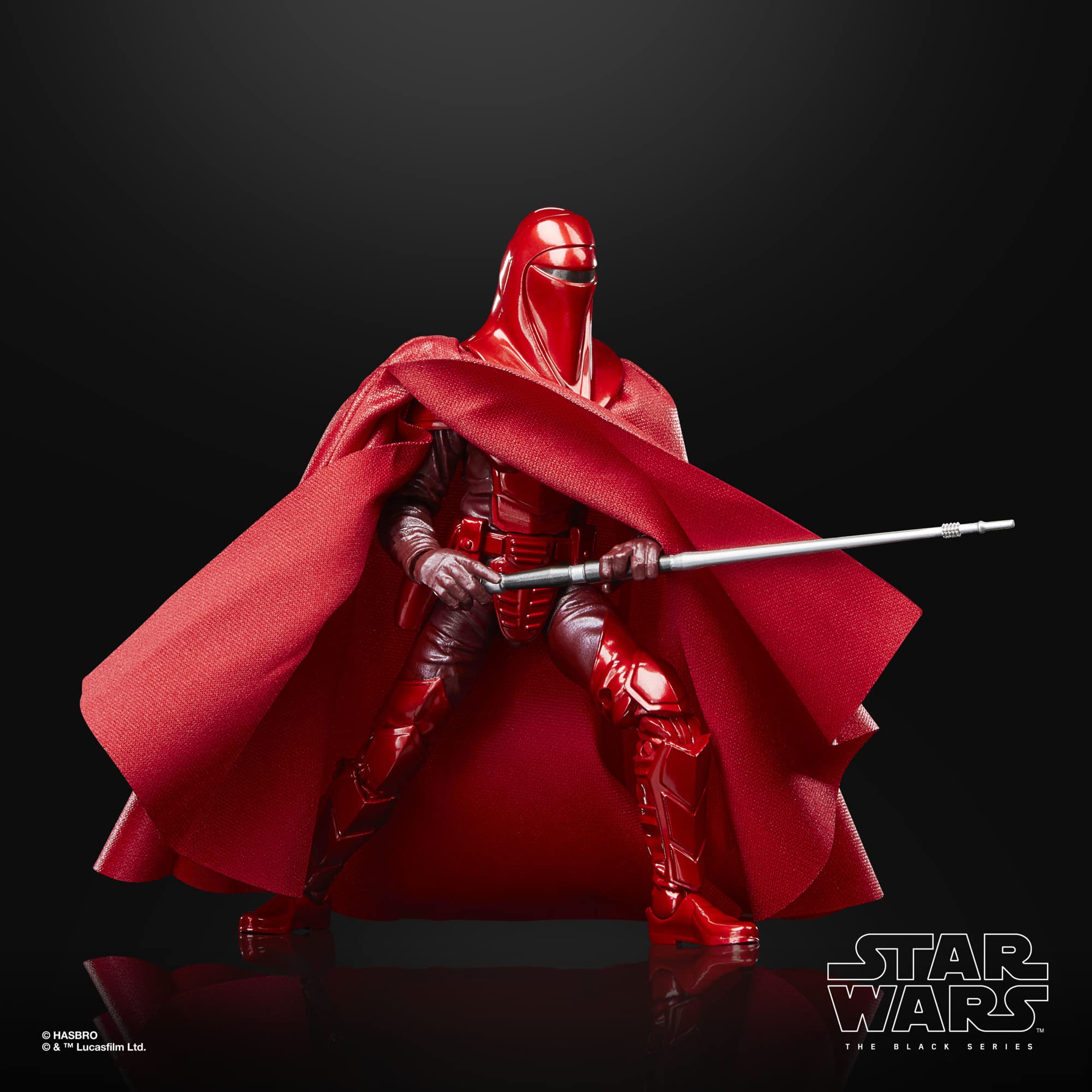 STAR WARS The Black Series carbonized finish adds metallic shine to figures.