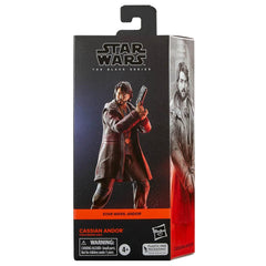 Star Wars The Black Series Cassian Andor accessory included enhances posing options.
