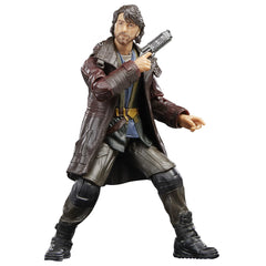 Star Wars The Black Series Cassian Andor figure with other figures for epic battles.
