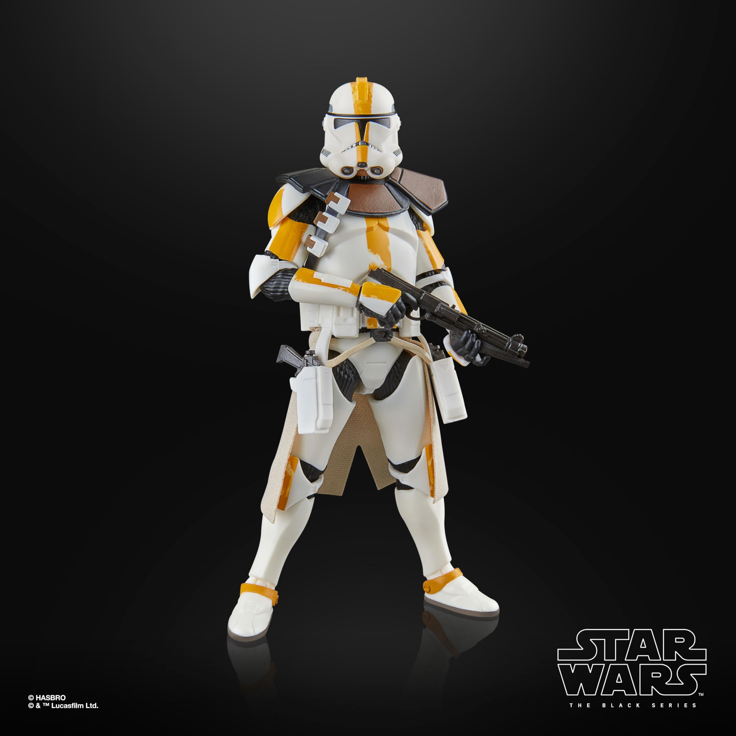 STAR WARS The Black Series Clone Lieutenant Galle detailed deco and armor highlights