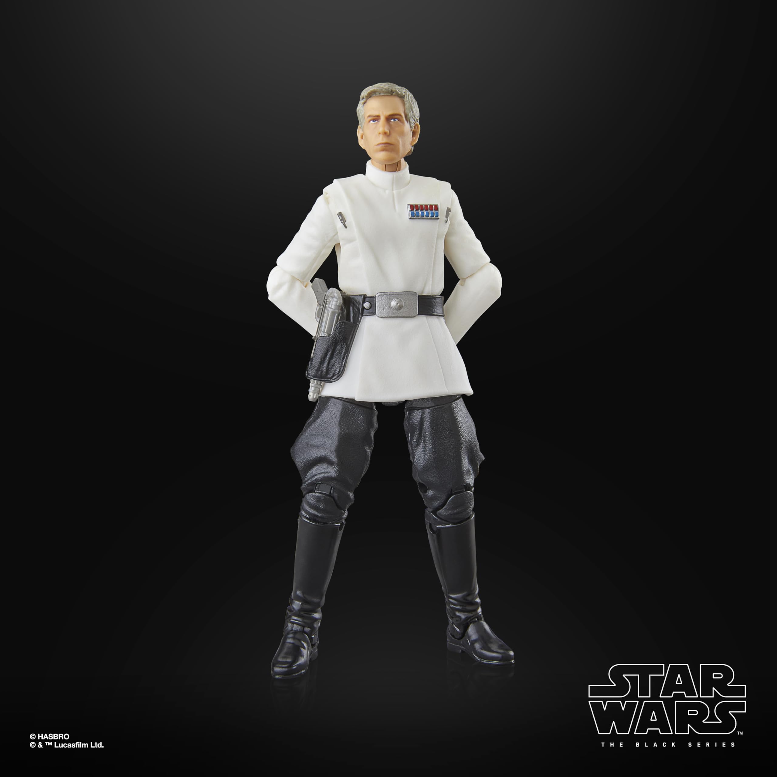 STAR WARS The Black Series Director Orson Krennic blaster accessory enhances display options.