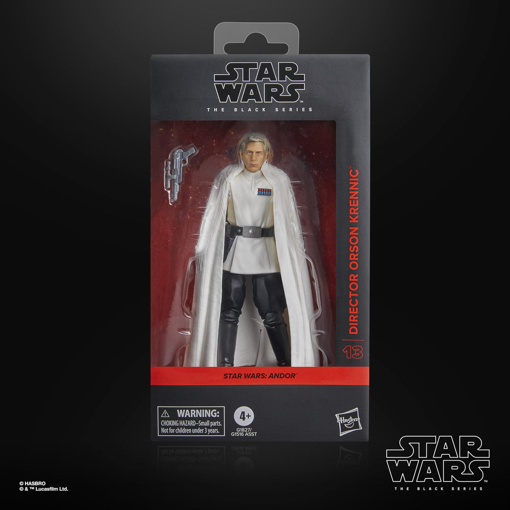 STAR WARS The Black Series Director Orson Krennic poseable articulation enables dynamic poses.