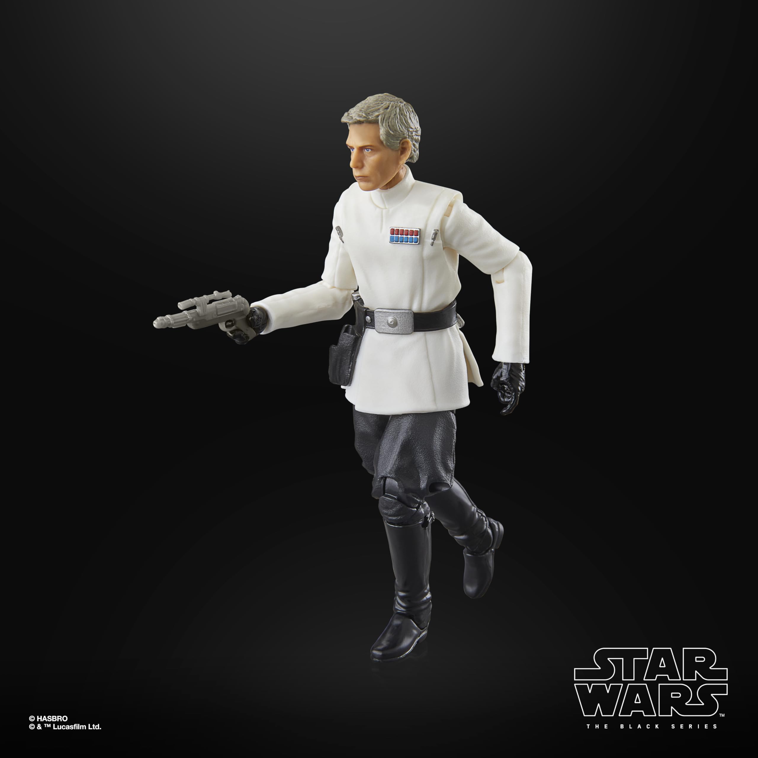 STAR WARS The Black Series Director Orson Krennic shelf display ready.