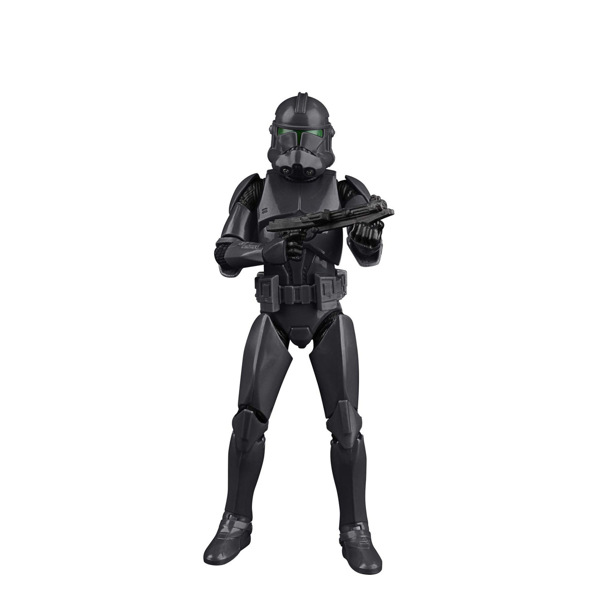 STAR WARS The Black Series Elite Squad Trooper front view for display posing