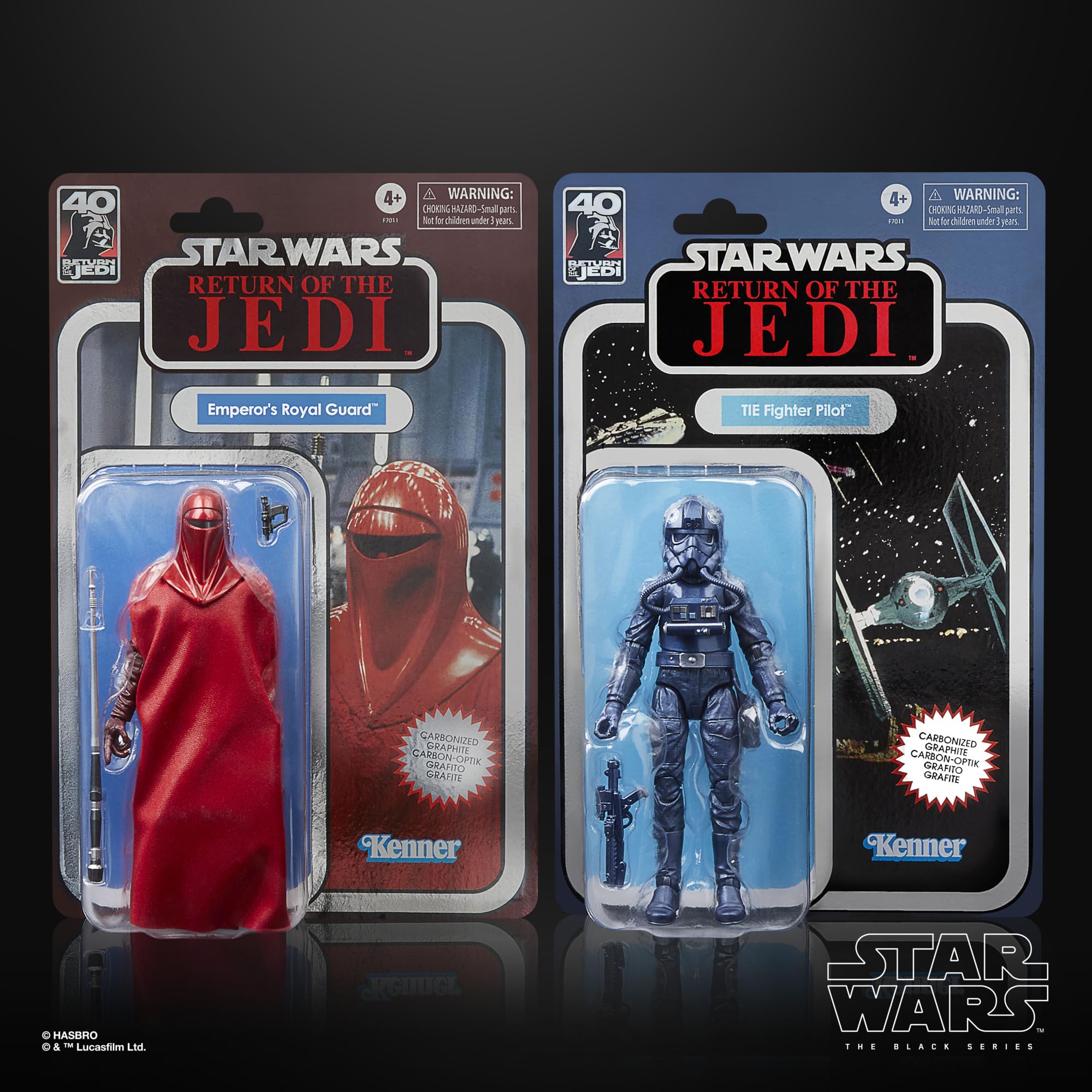 STAR WARS The Black Series Emperor's Royal Guard with staff shows screen-inspired accessory.