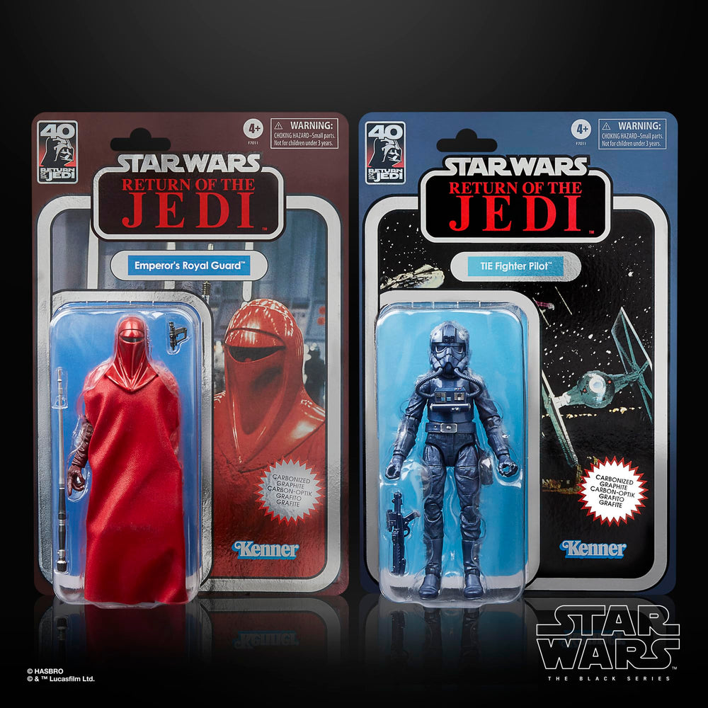 STAR WARS The Black Series Emperor's Royal Guard with staff shows screen-inspired accessory.
