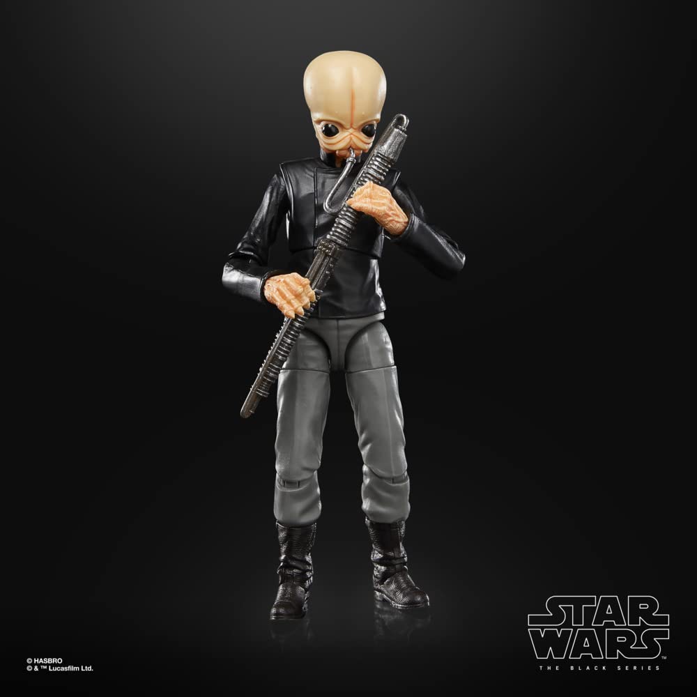 STAR WARS The Black Series Figrin D’an figure articulated for dynamic posing.