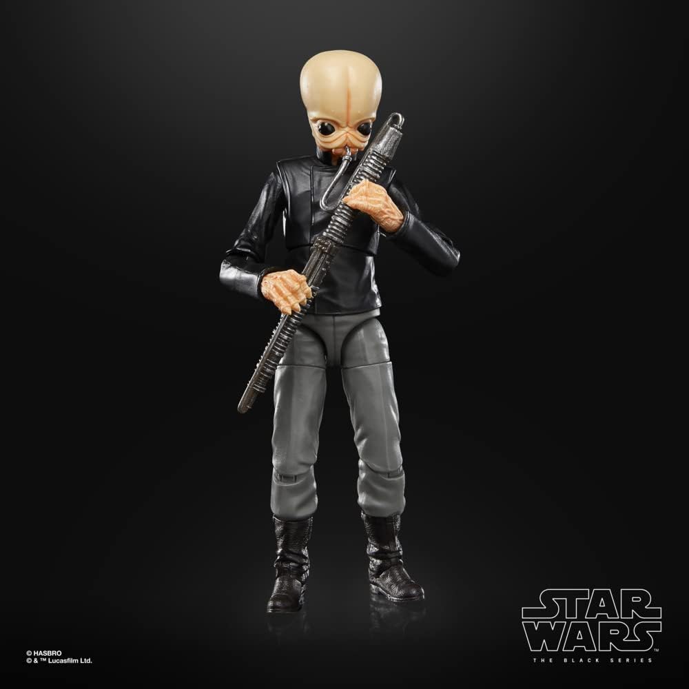 STAR WARS The Black Series Figrin D’an display-ready pose options.