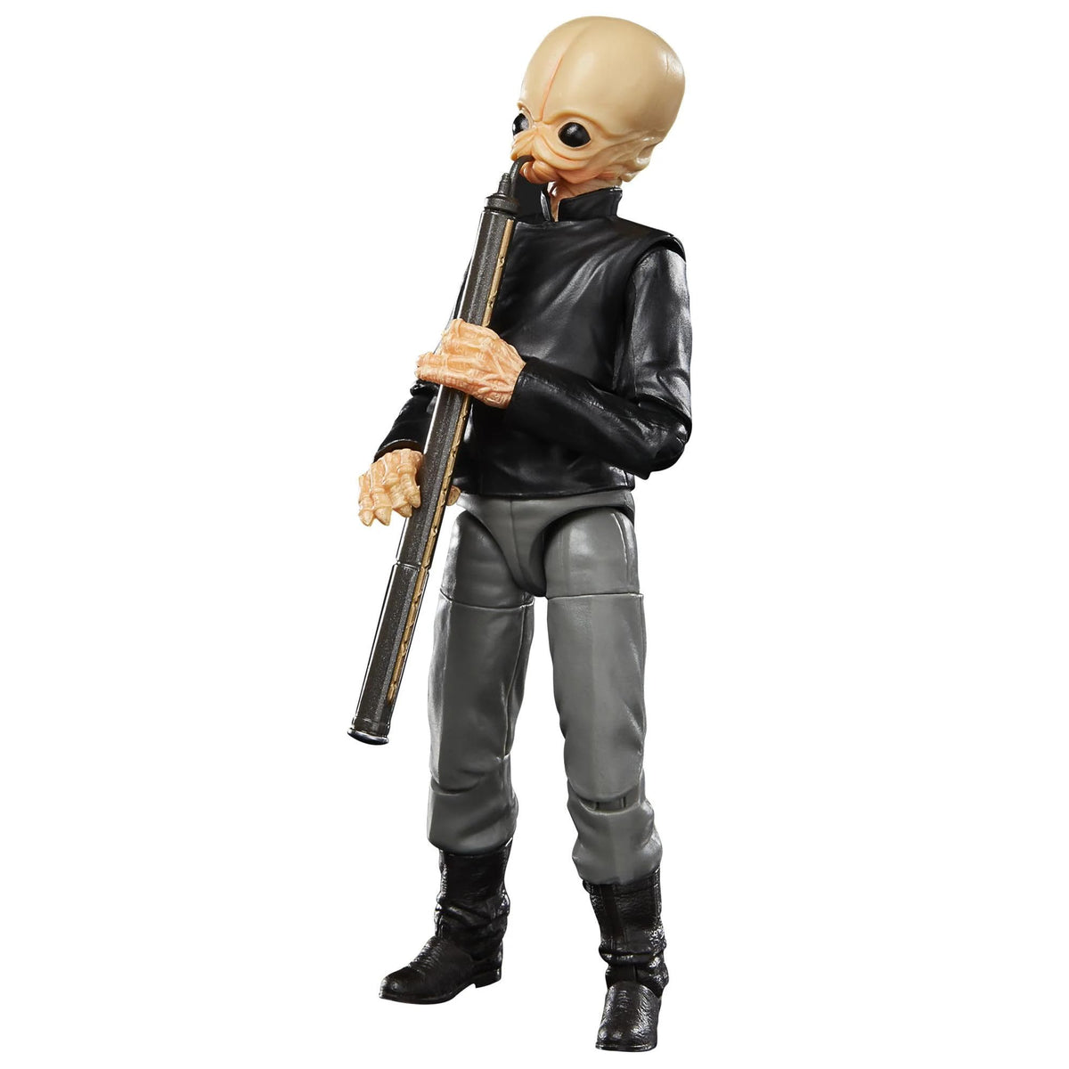 STAR WARS The Black Series Figrin D’an action figure front view for display.