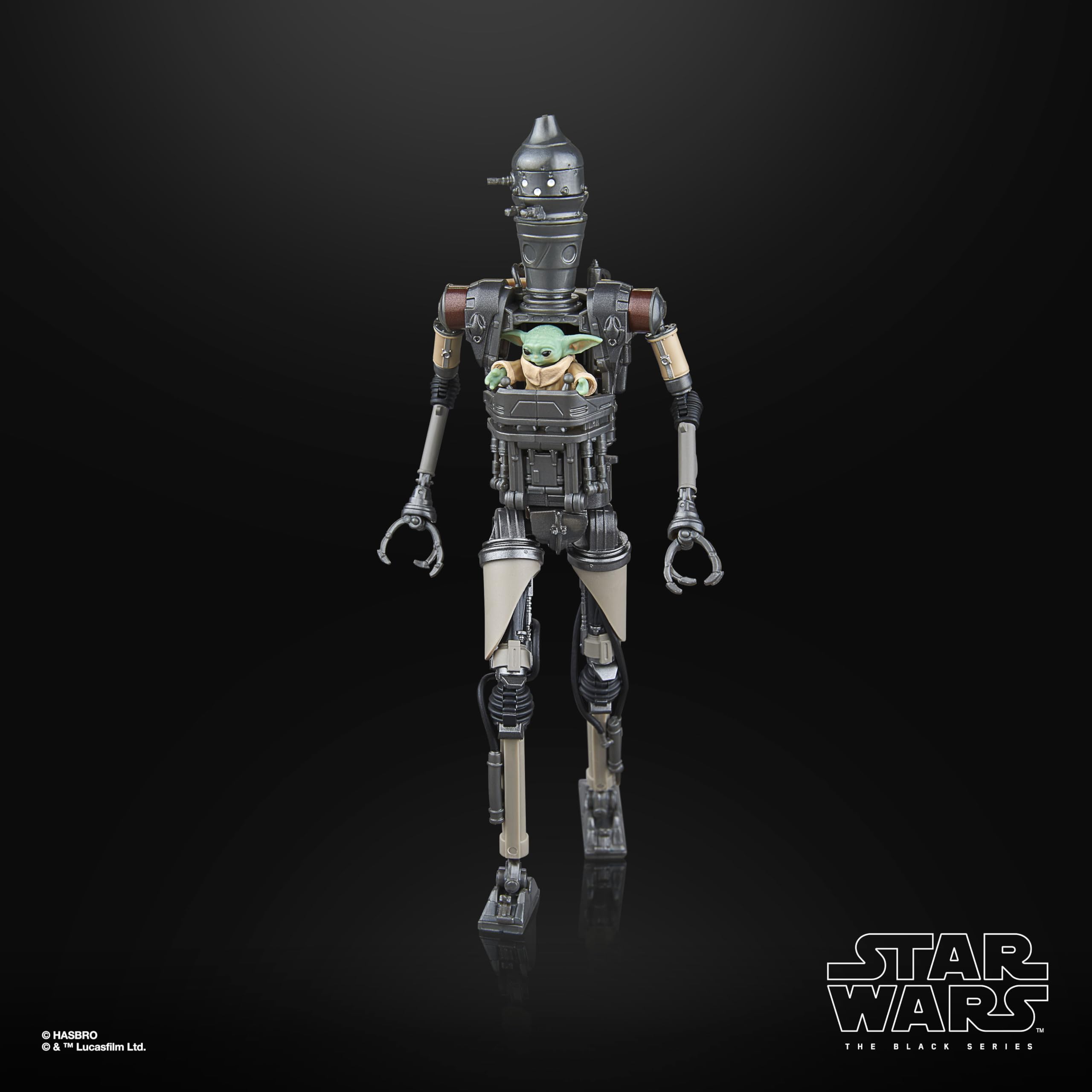 STAR WARS Grogu figure measures about 1 inch tall in the 6-inch scale.