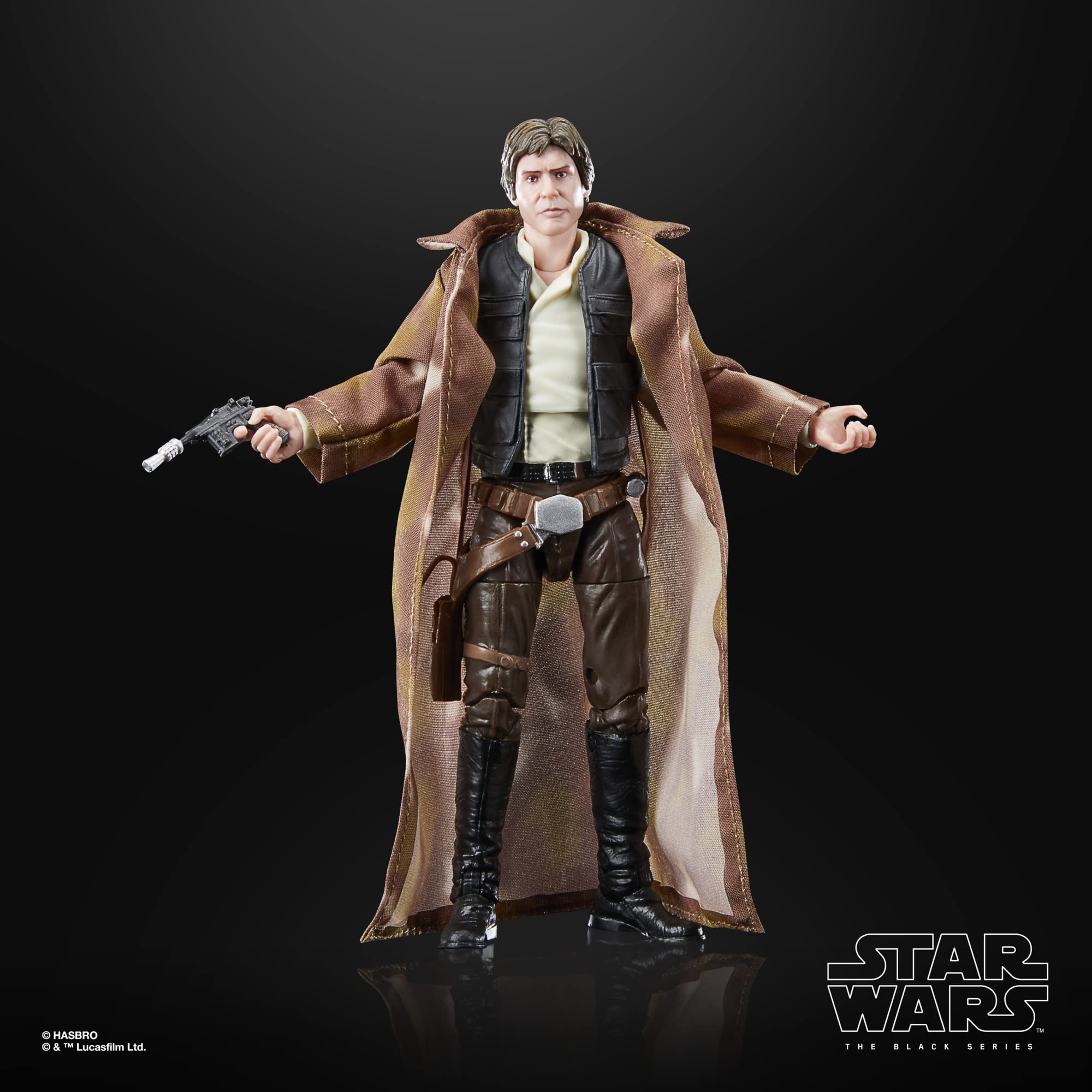 STAR WARS The Black Series Han Solo 40th anniversary gift for fans and collectors.