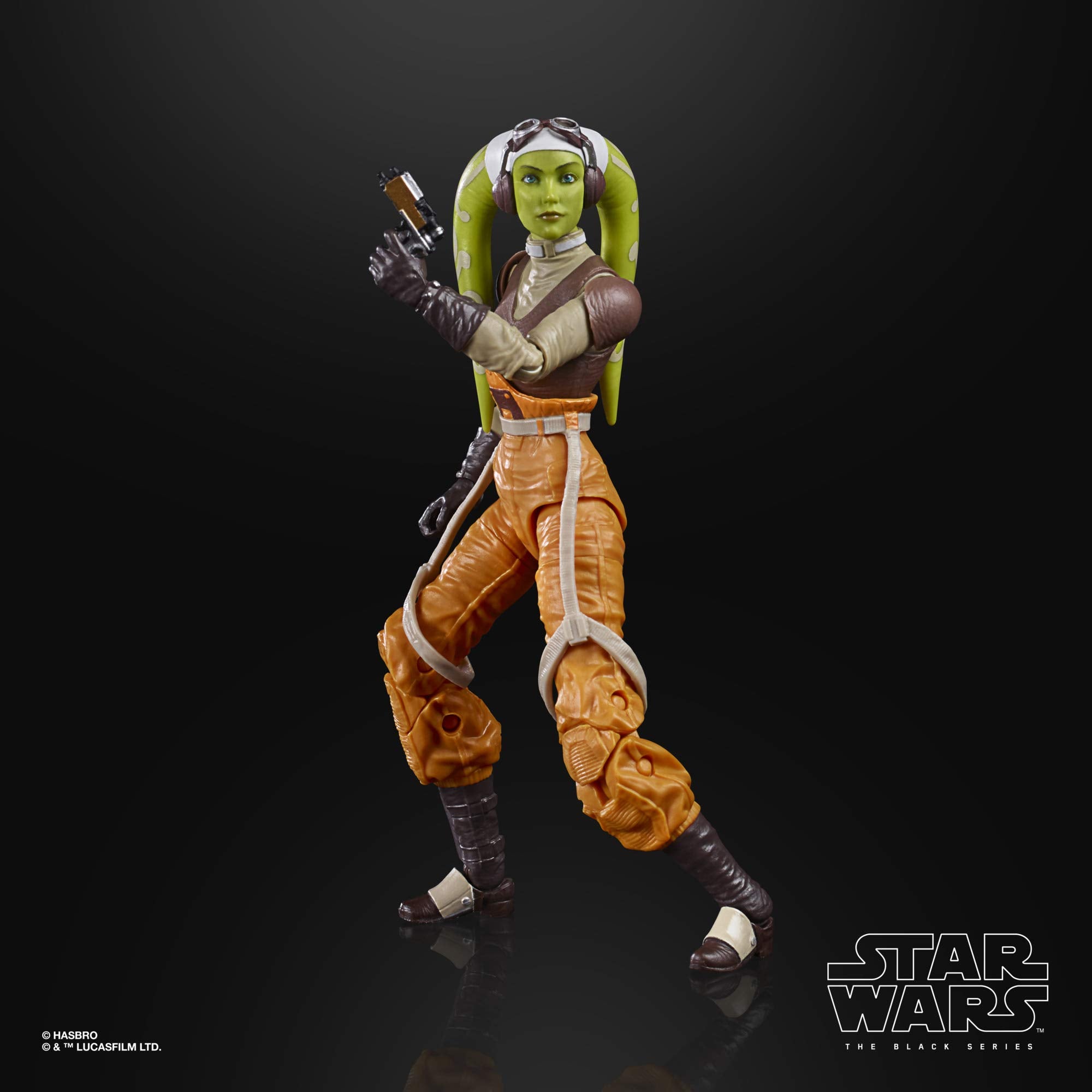 Star Wars The Black Series Hera Syndulla display-ready figure for shelf collections.