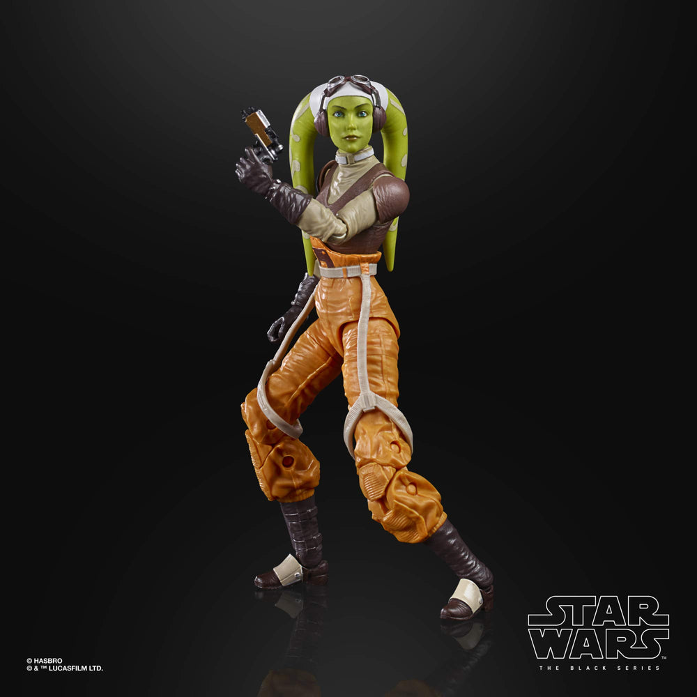 Star Wars The Black Series Hera Syndulla display-ready figure for shelf collections.