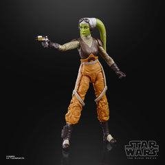Star Wars The Black Series Hera Syndulla poseable figure supports versatile play.
