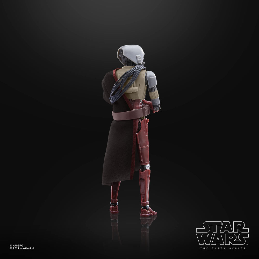 STAR WARS The Black Series HK-87 on collector display shelf with other figures.