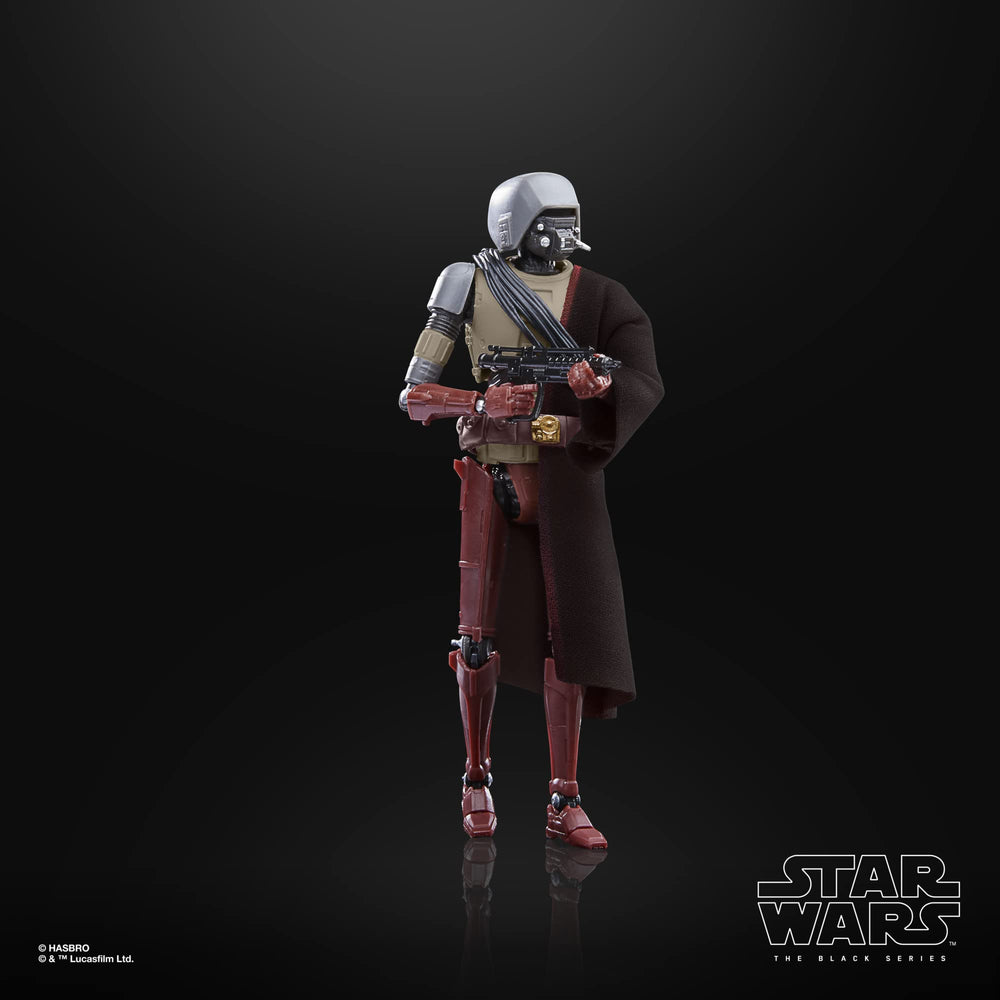 STAR WARS The Black Series HK-87 close-up showing detailed deco and texture work.