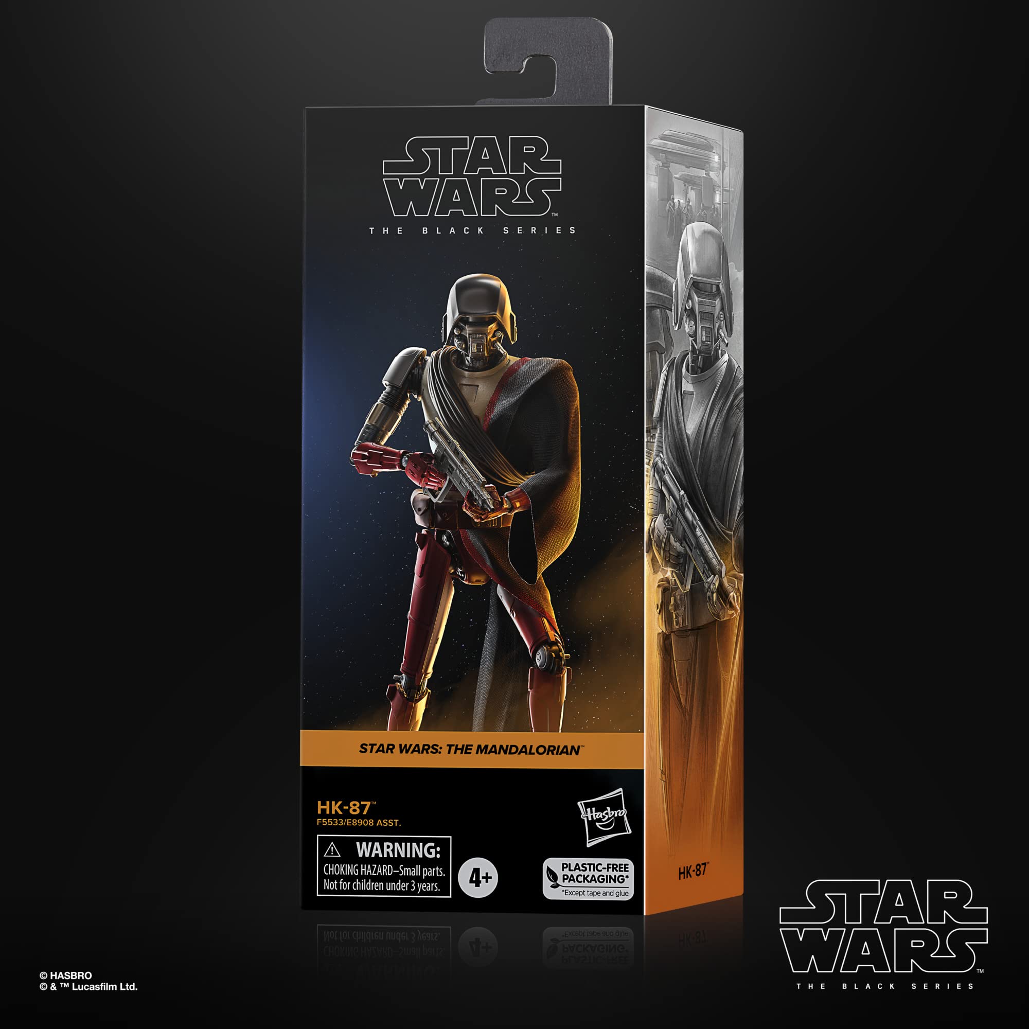 STAR WARS The Black Series HK-87 packaging art suggesting classic film-inspired design.