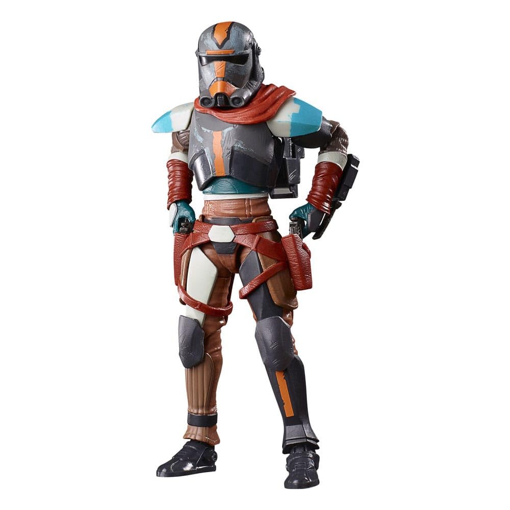 Star Wars The Black Series Hunter Mercenary Gear front view shows premium display-ready details