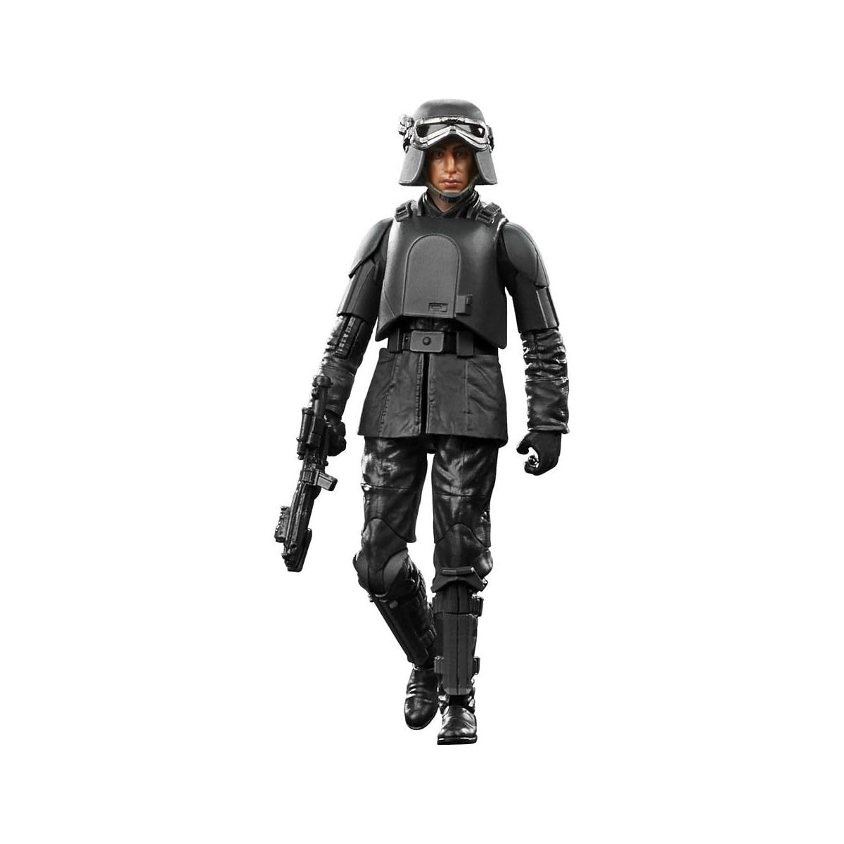 Star Wars The Black Series Imperial Officer Ferrix front view for display and collection.