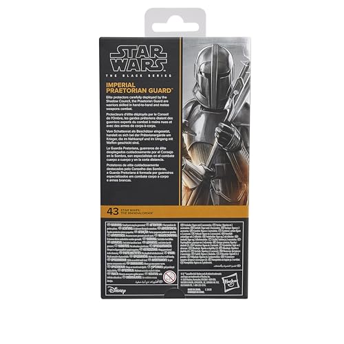 Star Wars The Black Series Imperial Praetorian Guard in a dynamic pose