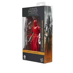 Star Wars The Black Series Imperial Praetorian Guard with glaive and sword accessories