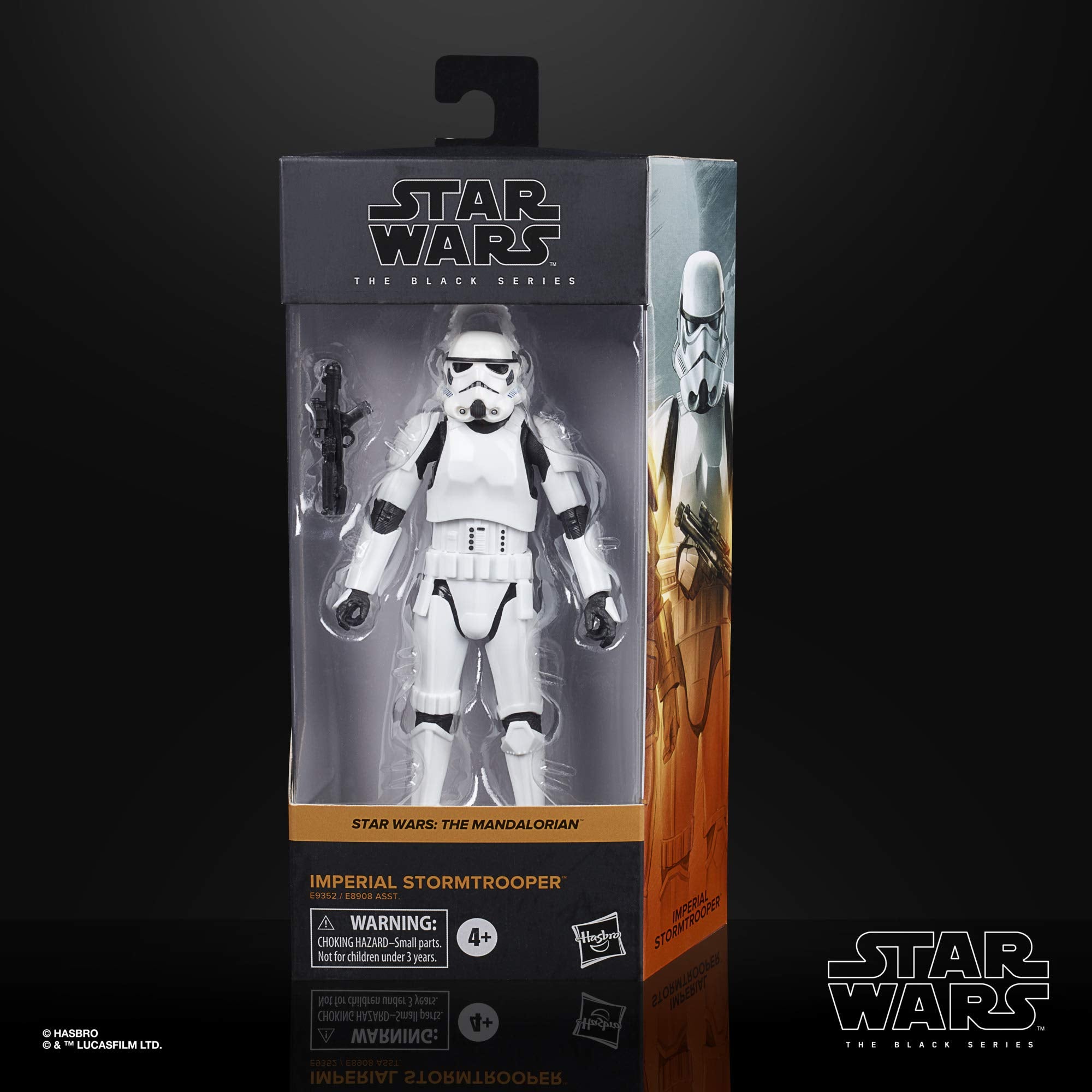Close-up detail of STAR WARS Imperial Stormtrooper with premium deco and textures.