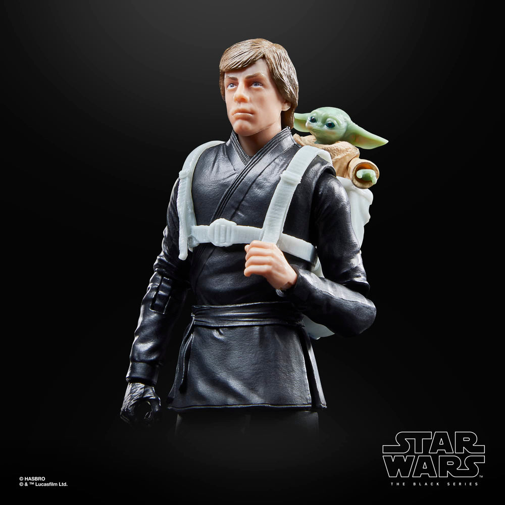 STAR WARS The Black Series Luke and Grogu poseable figures for imaginative play