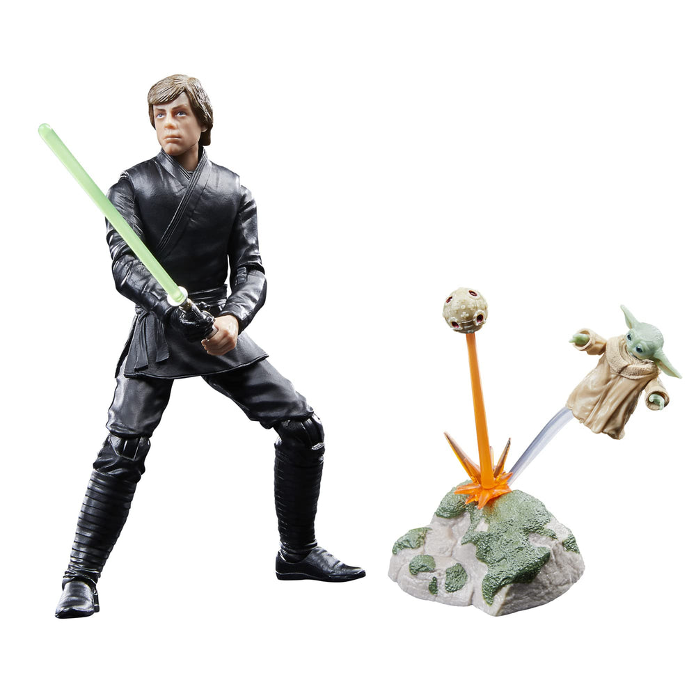 STAR WARS The Black Series Luke Skywalker and Grogu 6 inch figures for premium display
