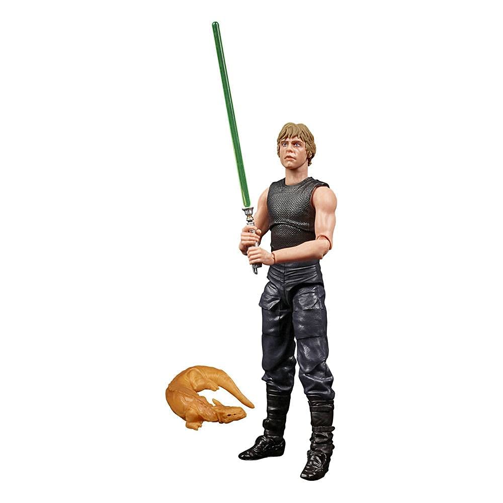 Star Wars The Black Series Luke Skywalker & Ysalamiri figure front view, ideal for display and collection.