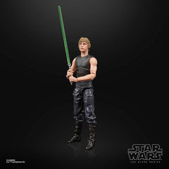 Star Wars The Black Series Luke Skywalker figure with Ysalamiri for movie-inspired display.