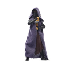 Removable face wrap for alternate looks on the Mae Assassin figure.
